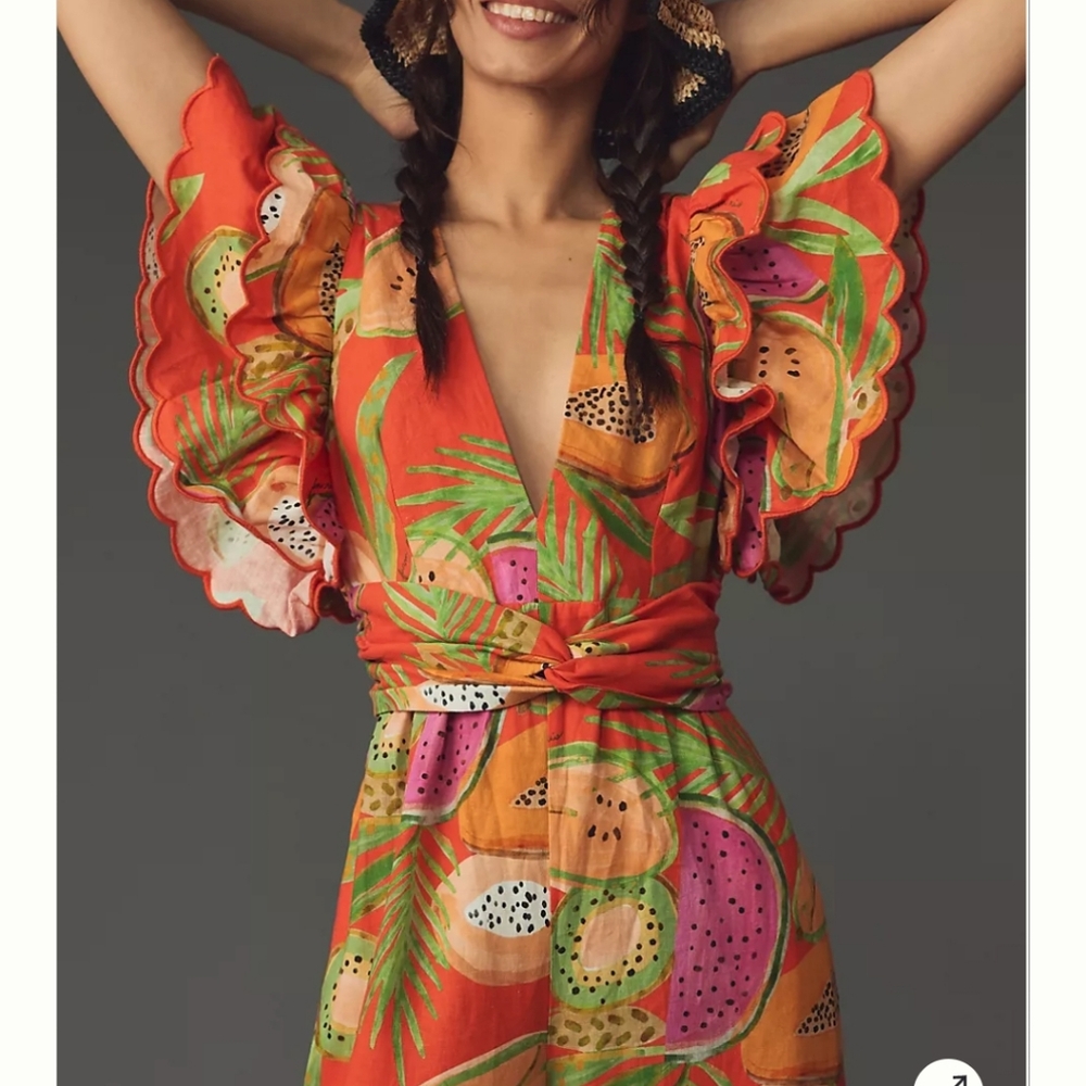 Farm Rio V Neck Jumpsuit
